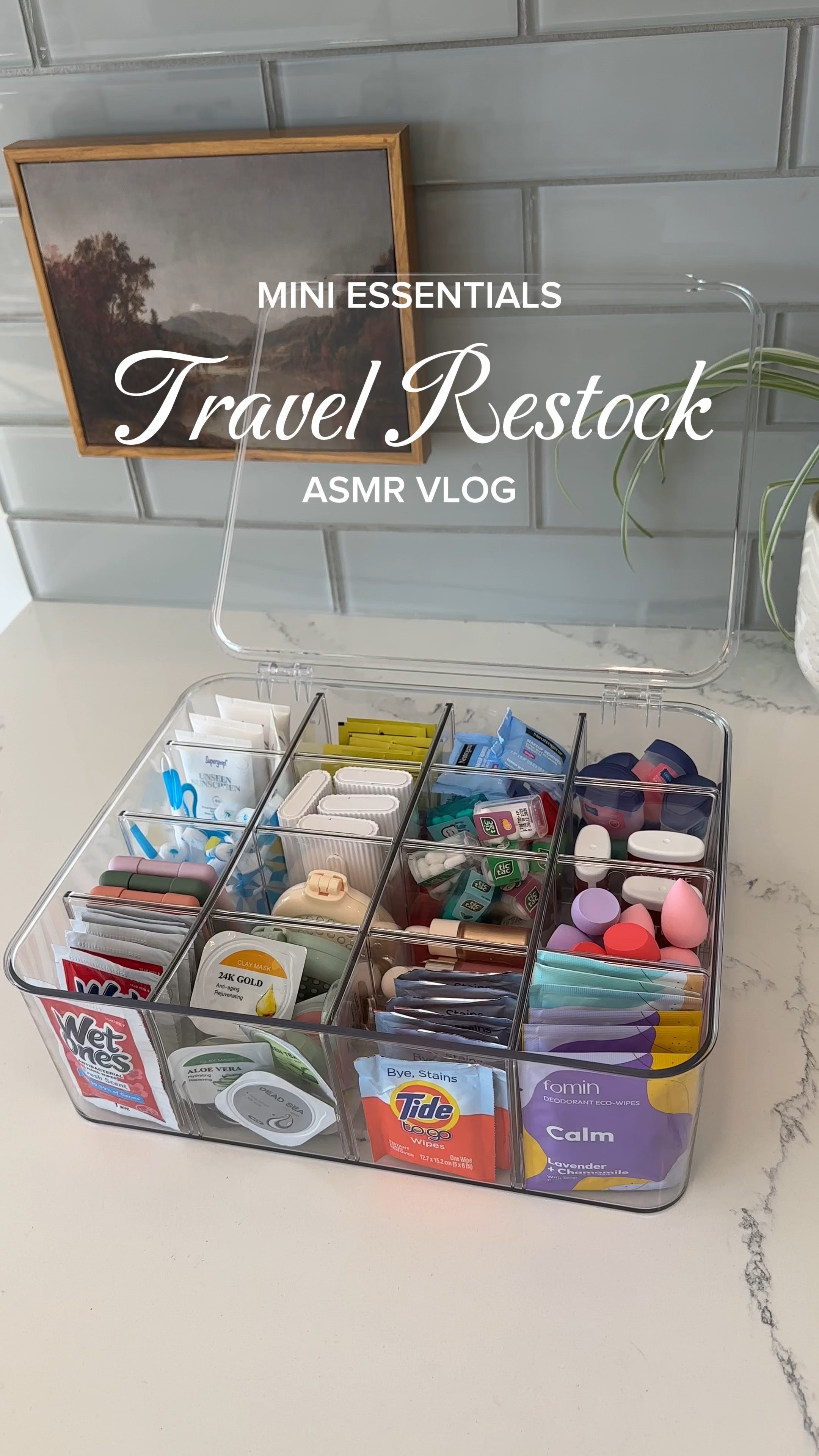 Mini Travel Essentials Restock ✈️✨ #restockasmr #restocking #asmrrestock #packwith #travelessentials #travelessentialsfromamazon #amazontravelfinds #amazontravelessentials #travelhacks #miniproducts #minitravelessentials #travelsizeskincare #travelsize

#LTKVideo #LTKBeauty #LTKTravel