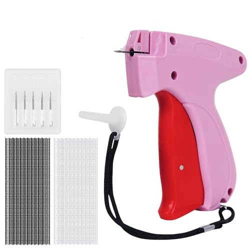 Stitch Gun for Clothes,Handheld Stitch Tag Gun Quick Clothing Stitchy Quick Clothing Fixer,Sticky Gun for Clothes,Sewing Kit Includes 5 Fine Needles 500 black and 500 White 5mm Fasteners | Amazon (US)