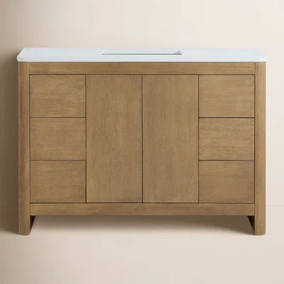 Raye 48'' Single Bathroom Vanity with Quartz Top | Wayfair North America