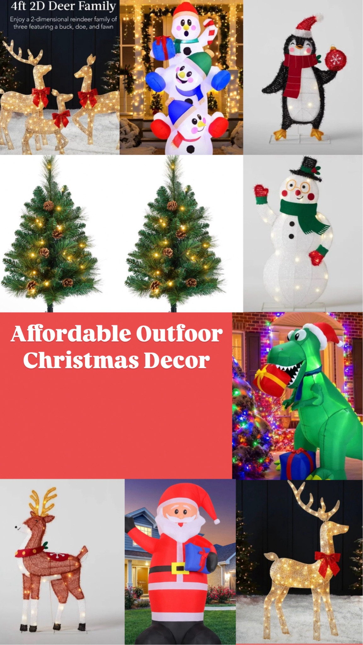 If you’re like me and want to decorate but don’t want to spend hundreds of dollars on one decoration, here’s some budget-friendly outdoor decorations that are really cute and great quality! 

#LTKFindsUnder100 #LTKHoliday #LTKSeasonal