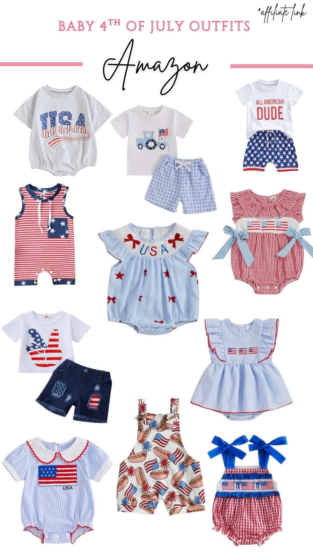 Baby Fourth of July outfits from Amazon! 

#LTKmomlife #LTKBaby #LTKKids