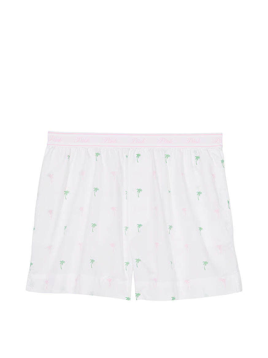 Buy Cotton Poplin Boxer Shorts - Order Pajama Bottoms online 5000009756 - PINK US | Victoria's Secret (US / CA )