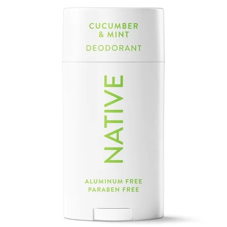 Native Deodorant, Aluminum Free, Cucumber & Mint, for Women and Men, 2.65 oz | Walmart (US)