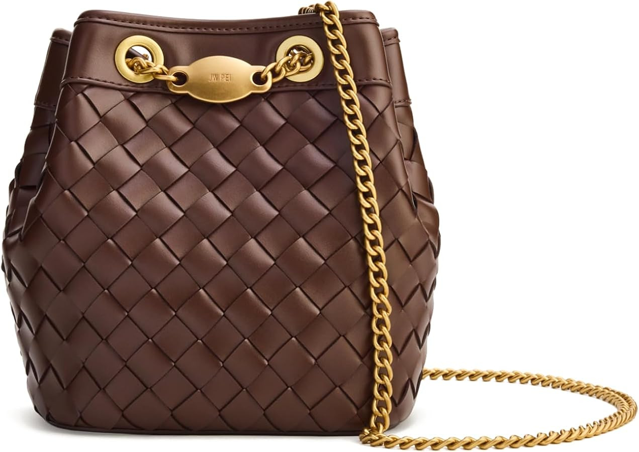 JW PEI Women's Yara Hand-Woven Bucket Bag | Amazon (US)