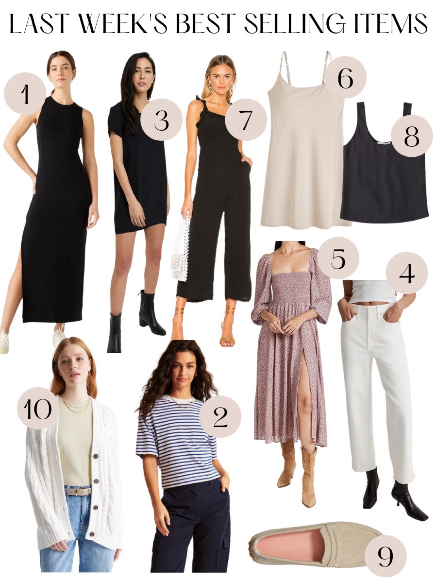 Best sellers from last week 🤍 
Black dress, black silk dress, black romper, Abercrombie tennis dress, Madewell jeans 

#LTKsalealert #LTKSeasonal #LTKstyletip