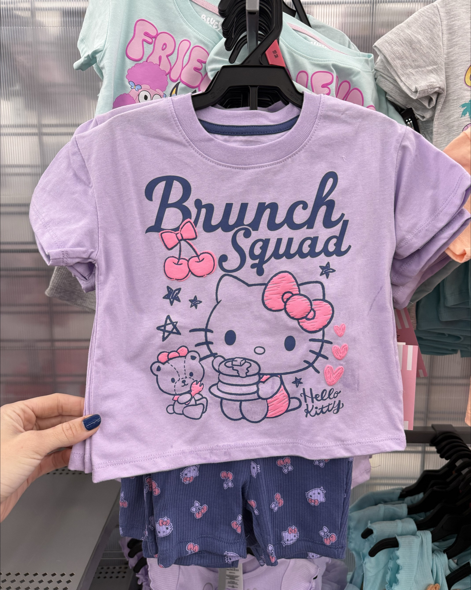 NEW! Girls graphic character tees and ribbed shorts sets at Walmart 😍
-

#walmart #walmartmom #walmartfinds #toystory #minniemouse #hellokitty #bluey #toddlergirl #girlmom #girlclothing #girlstyle #girloutfit #toddlergirlfashion #toddlergirlstyle 

#LTKBaby #LTKKids