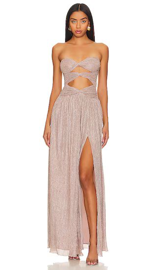 x Rachel Josephine Gown in Rose Gold & Silver | Revolve Clothing (Global)