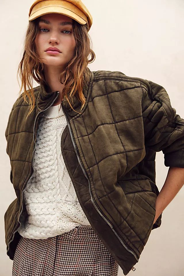 Dolman Quilted Knit Jacket | Free People (Global - UK&FR Excluded)