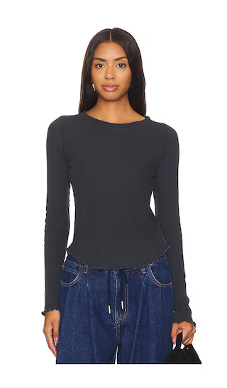 x We The Free Easy Does It Tee in Black | Revolve Clothing (Global)