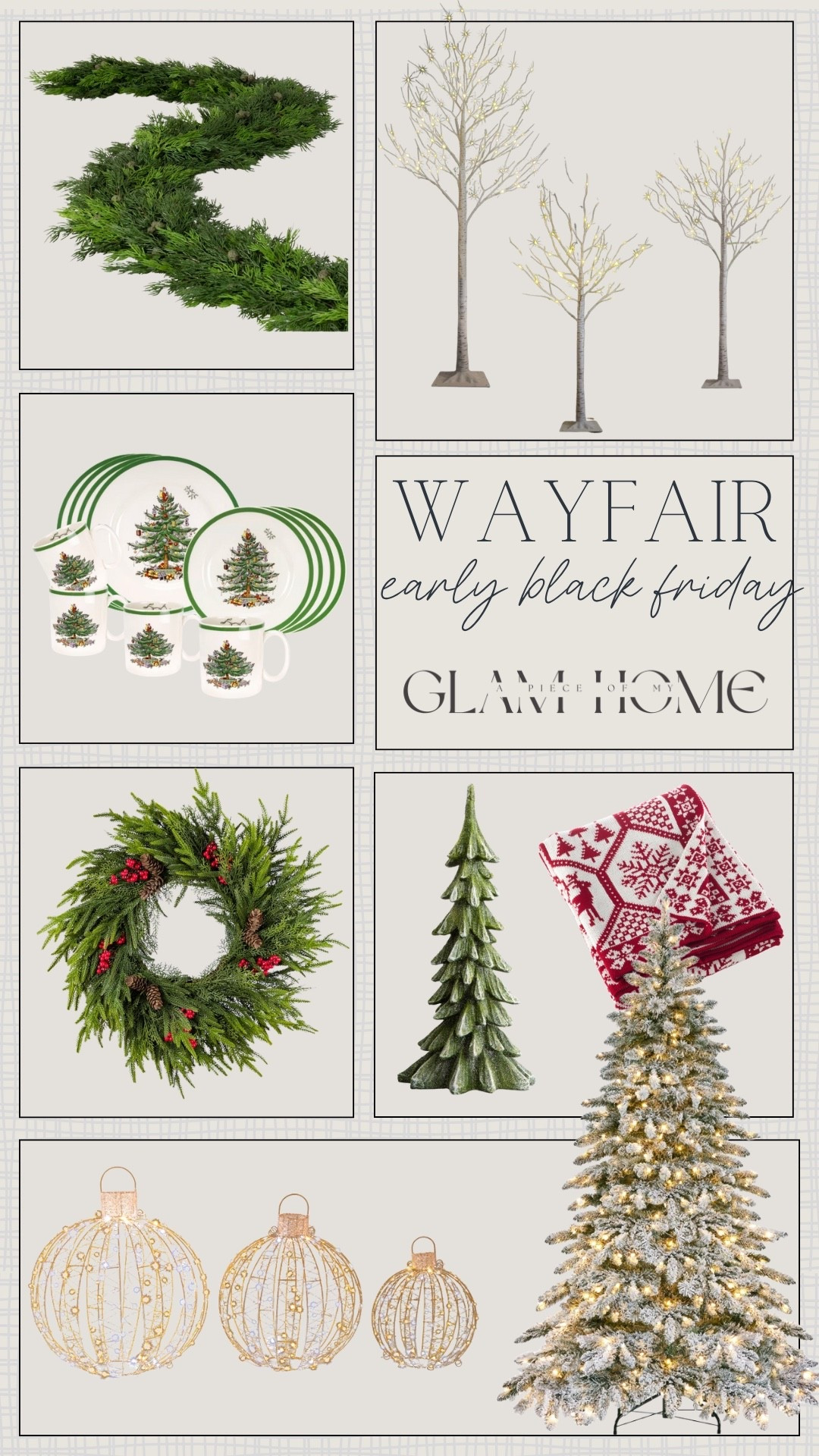 Wayfair early Black Friday deals! 


Christmas tree, wreath, dishwater, holiday decor, Christmas, garland, prelit, Wayfair home, affordable home, sale finds 

#LTKHome #LTKSaleAlert #LTKHoliday