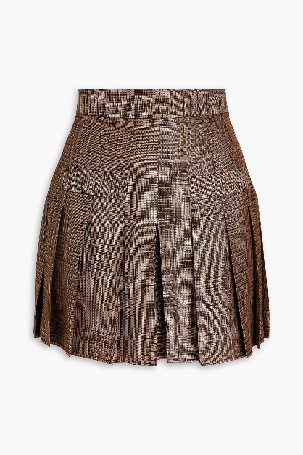 Gael layered pleated jacquard shorts | The Outnet (US and CA)