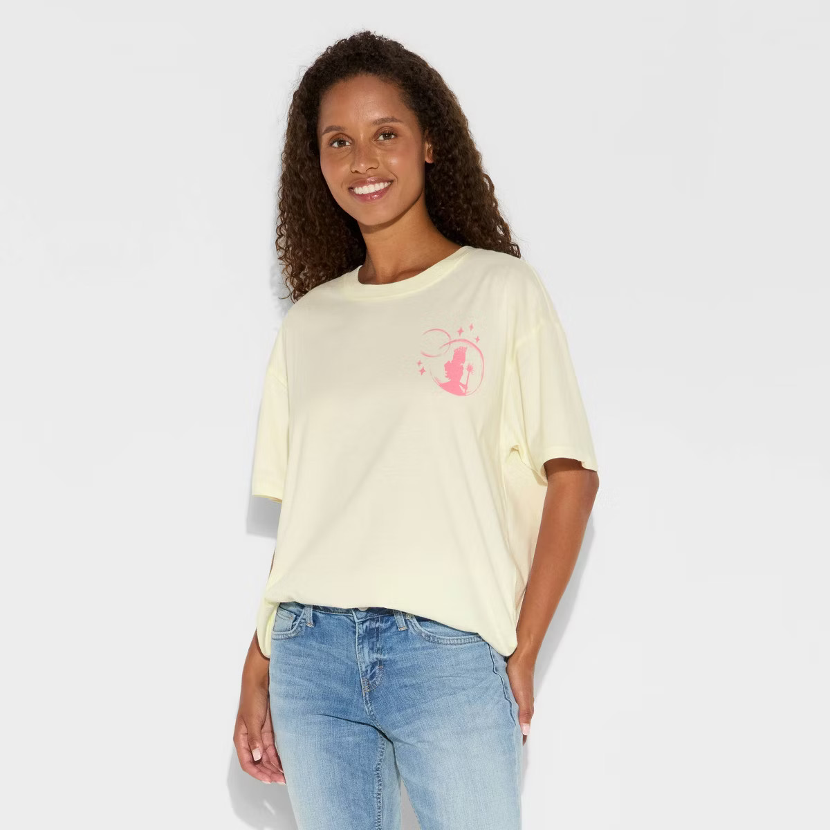 Women's Wicked Glinda Graphic T-Shirt - Cream XXL | Target