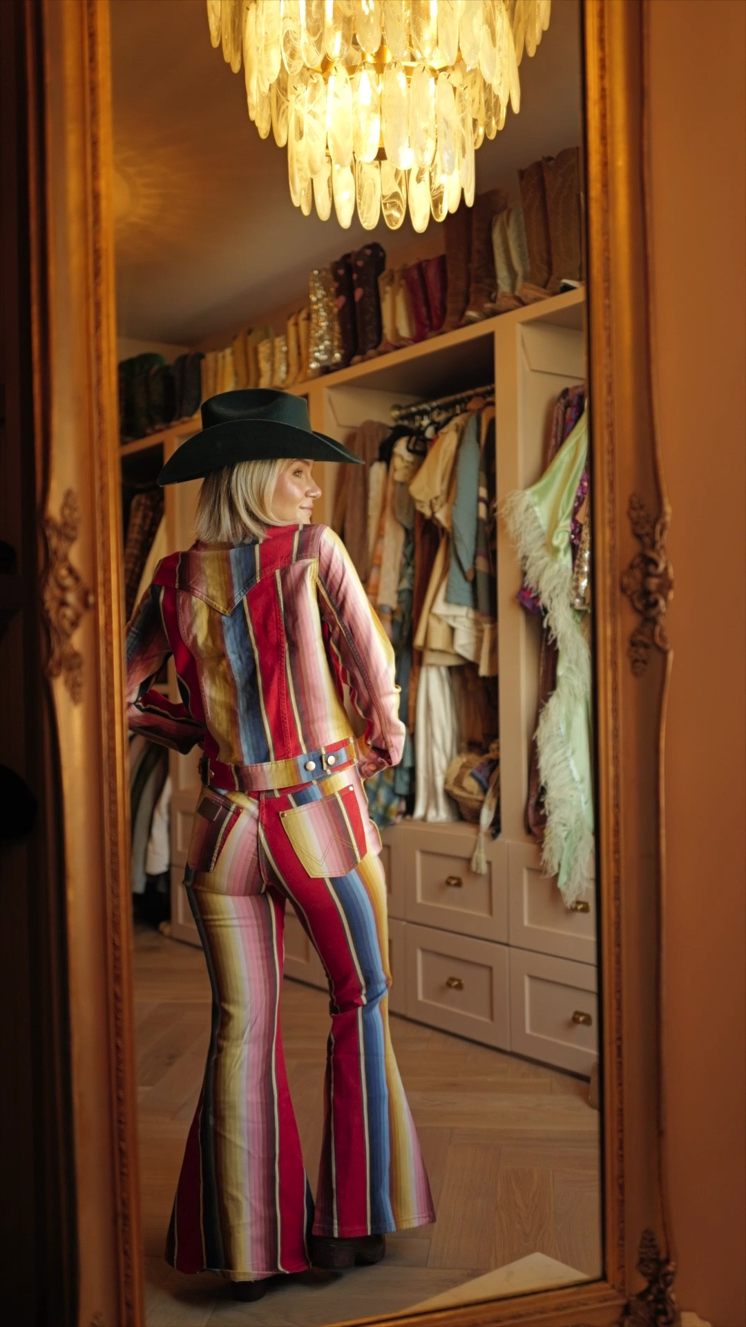 Tis the season of denim! Loving these fun western looks from @wrangler #ad #wranglerjeans