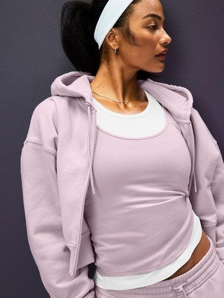 Forever Fleece Crop Full Zip | Athleta
