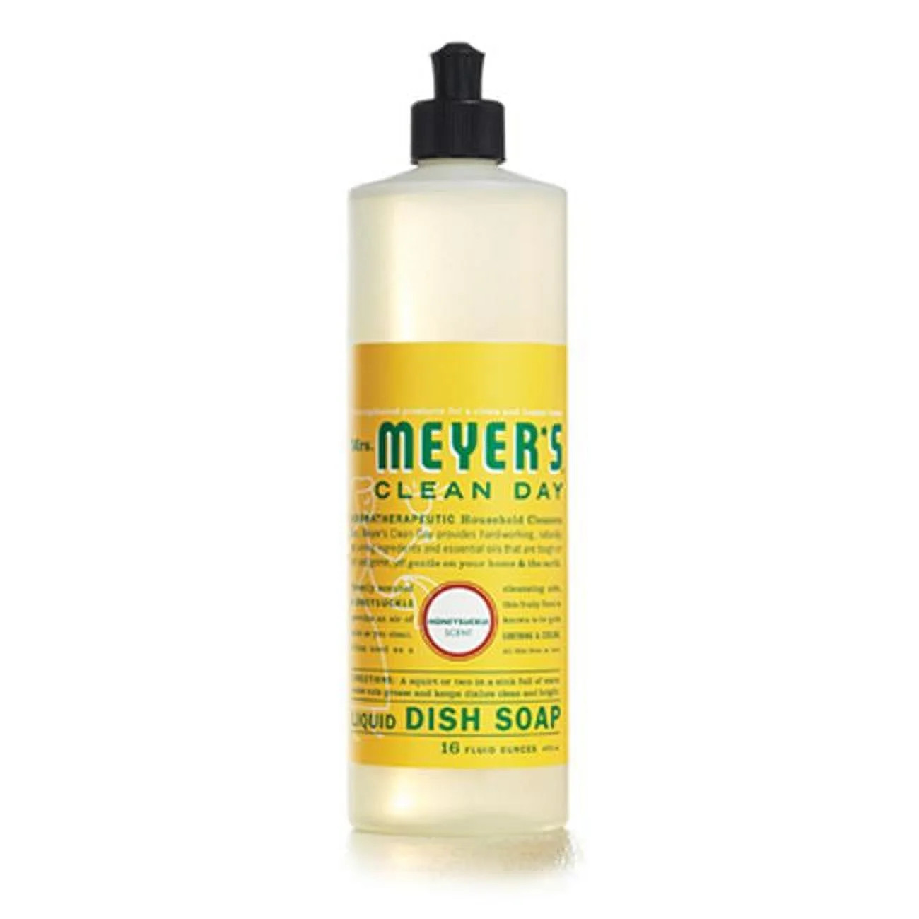 Mrs. Meyer's Clean Day Liquid Dish Soap, Honeysuckle, 16 fl oz | Walmart (US)