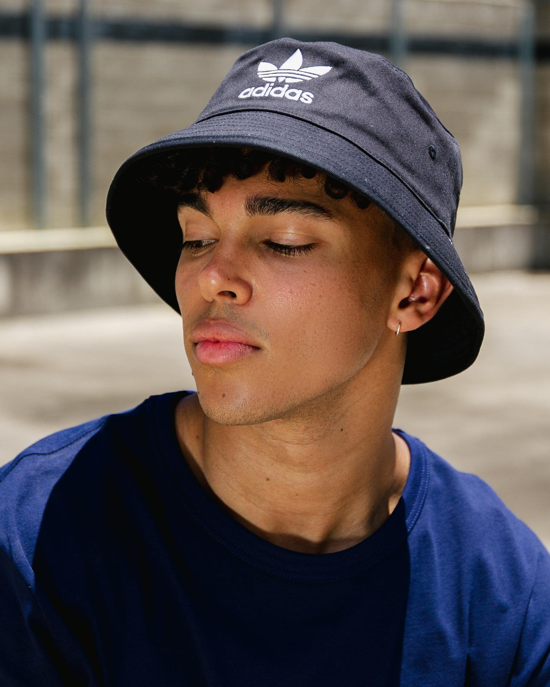 adidas Men's Bucket Hat in Black | City Beach (US)