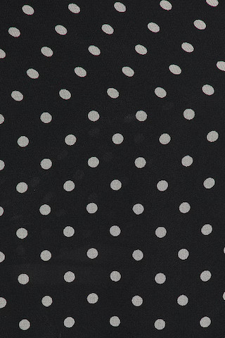 The Sabrina Dress in Printed Silk Chiffon in Black & Ivory Dot | Revolve Clothing (Global)