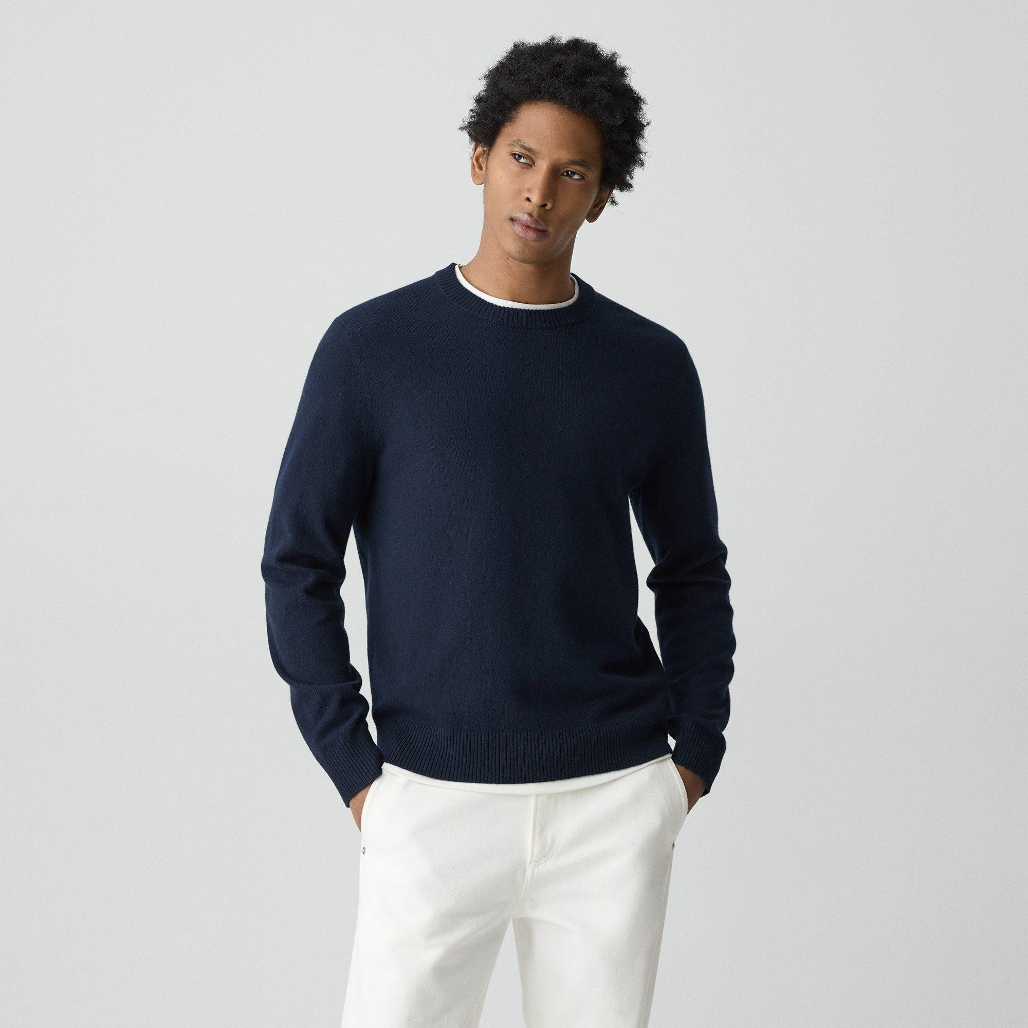 Hilles Crewneck Sweater in Cashmere | Theory