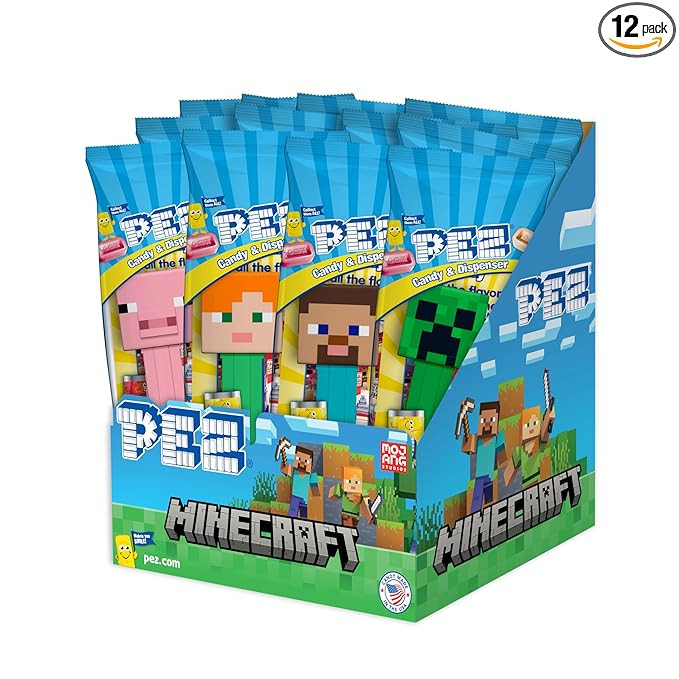Minecraft PEZ Party Pack (12 pack - each individually wrapped) | Amazon (US)