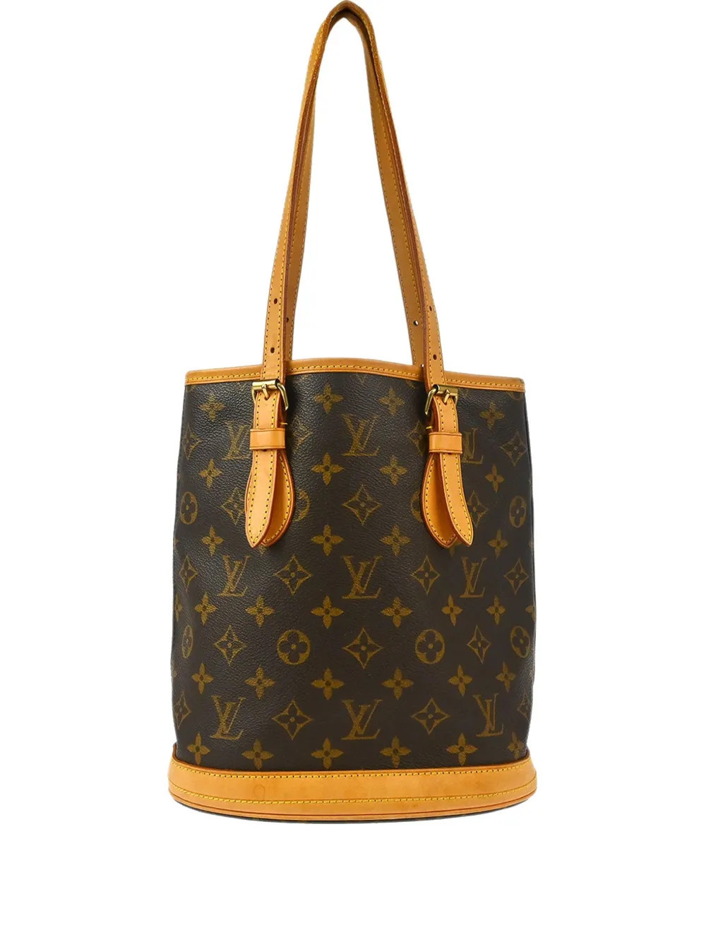 Louis Vuitton Pre-Owned 2003 Bucket PM tote bag - Brown | Farfetch Global