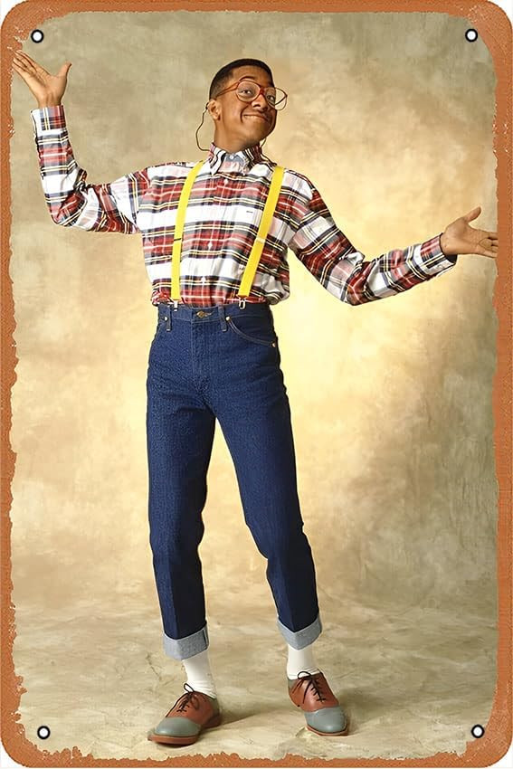 Vintage Tin Signs Steve Urkel Family Matters Poster Metal Signs Poster Wall Decor Design for Cafe... | Amazon (US)