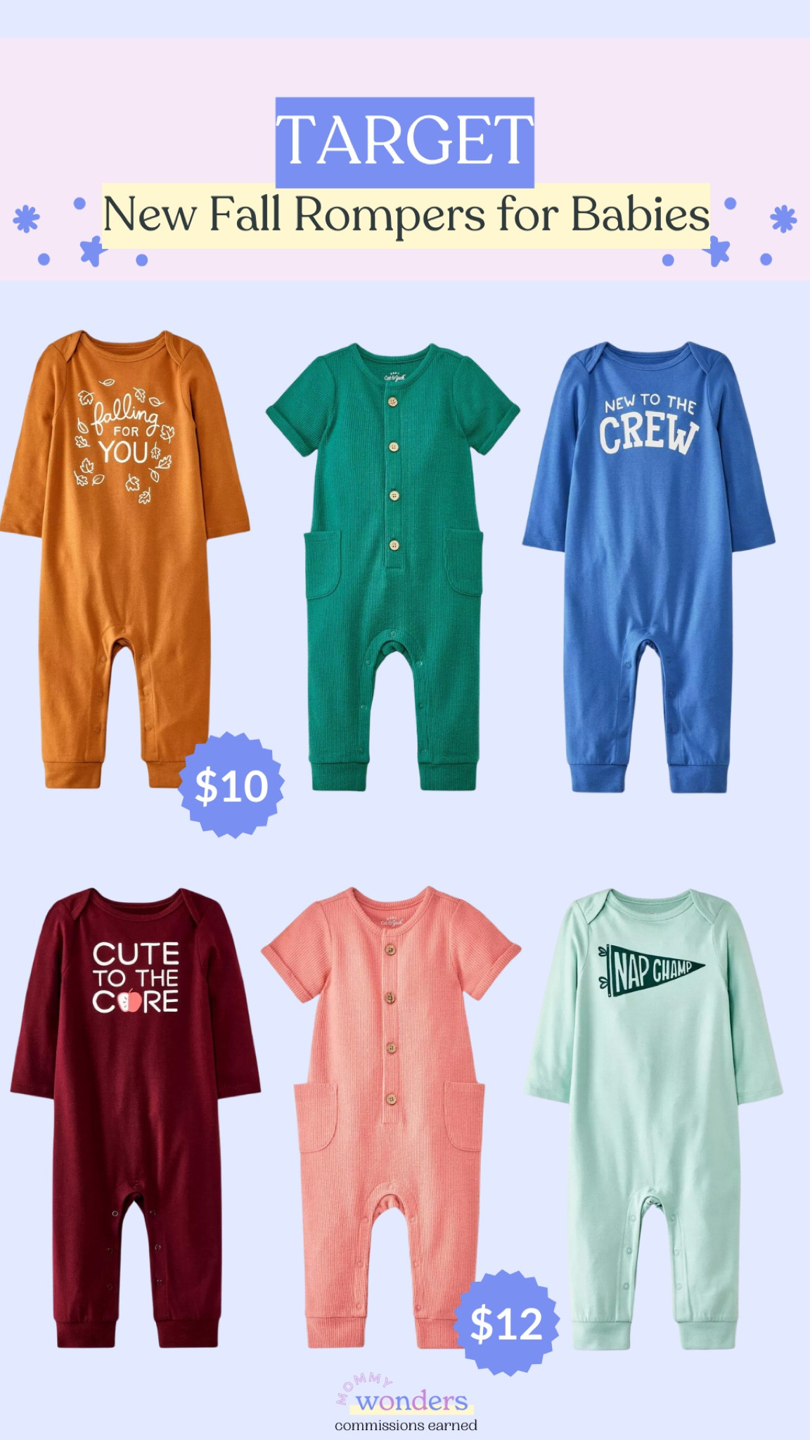 Target has adorable new rompers for babies that are perfect for the fall! 

#LTKSeasonal #LTKBaby #LTKFindsUnder50