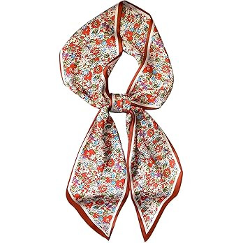 Dailyacc Hair Scarf for Women Fashion Silky Satin Headscarf Wrap Breathable Lightweight Neck Scar... | Amazon (US)