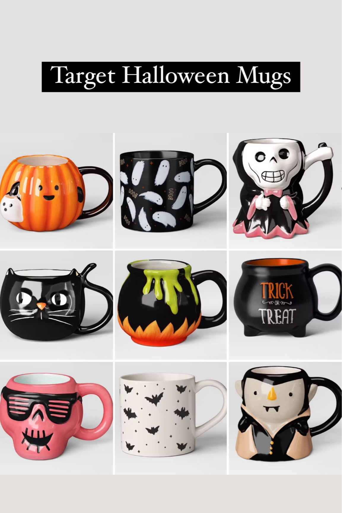 Halloween mugs, target finds 

#LTKHome #LTKFamily #LTKSeasonal