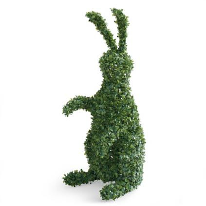 Boxwood Bunny Urn Filler | Grandin Road