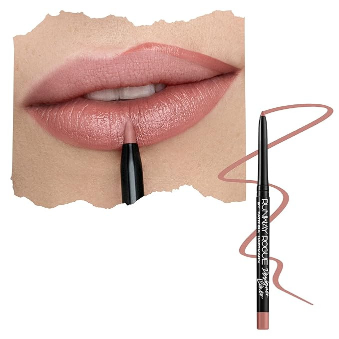 Runway Rogue Designer Liner Lip Pencil, Matte Light Sandy-Beige Lip Liner Pencil and Lip Liner Sh... | Amazon (US)