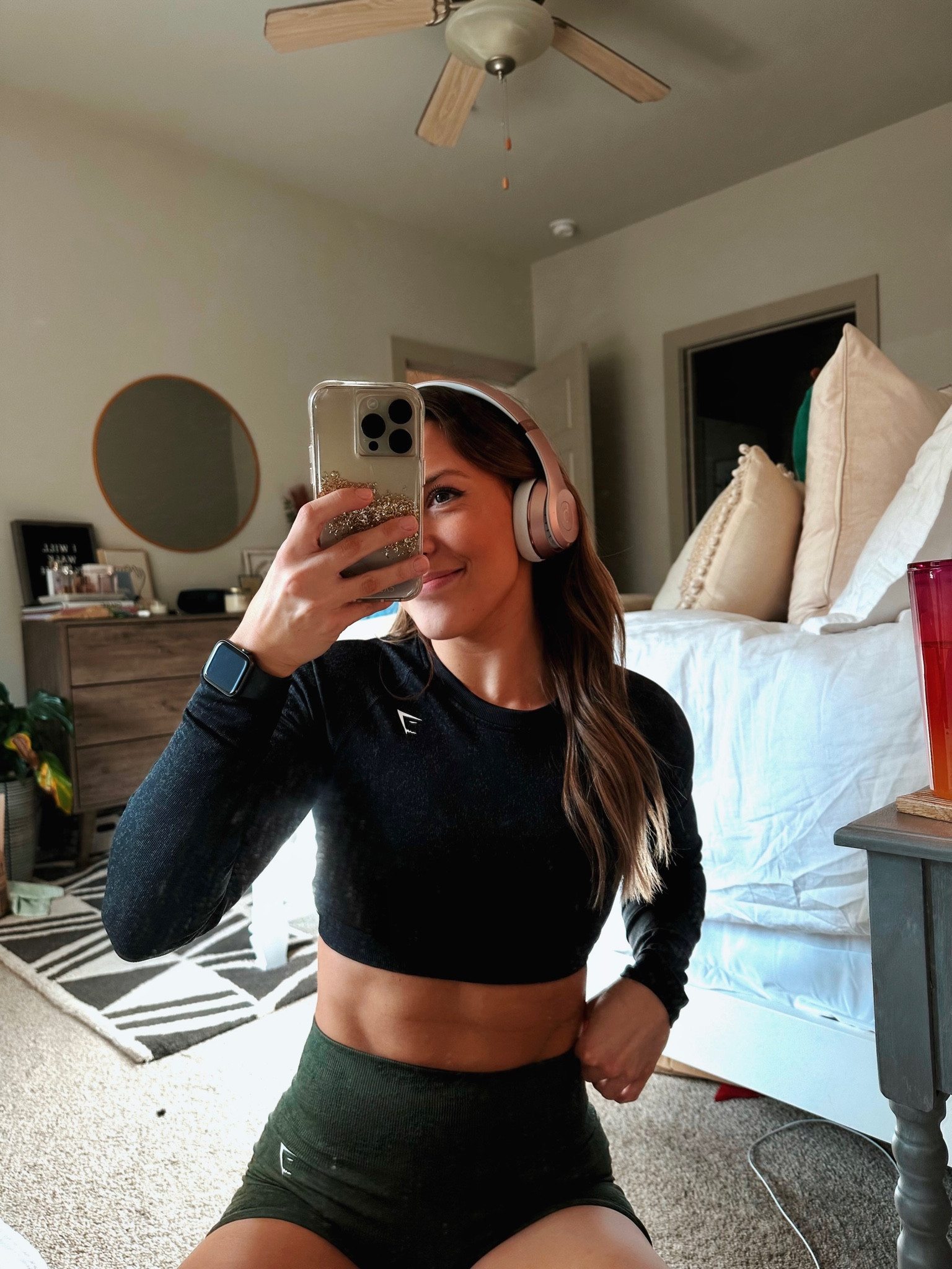 Who doesn’t love a semi-matching set?! Both from the adapt seamless Gymshark line🫶🏻 size small in both! 


#LTKfitness