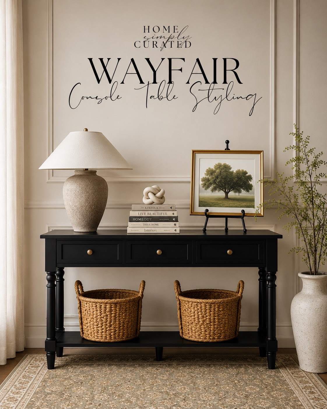 Going with the darker earth tones for my entryway console this summer and I think it gives the perfect cozy feel! 🫶🏼☀️

#homedecor #consoletable #entryway #consolestyling #neutralhome #modernhome

#LTKSeasonal #LTKHome #LTKdayinmylife