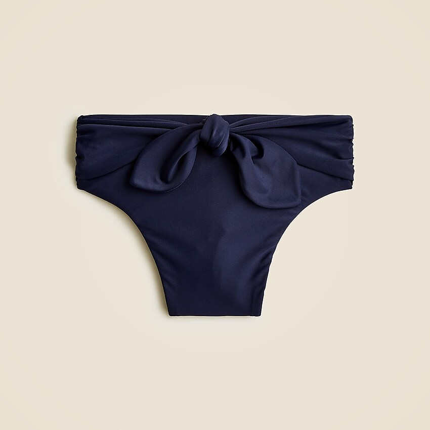 Tie high-rise bikini bottom | J. Crew US