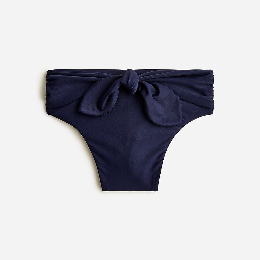 Tie high-rise bikini bottom | J.Crew US