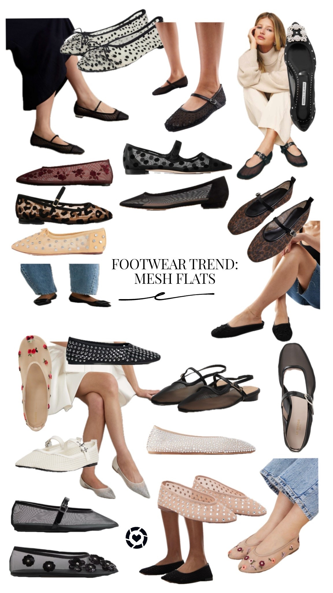 The newest generation of ballet shoe is here and it’s all about the mesh flat. Mango, Zara, Gianvito Rossi, Tommy Hilfiger, Reformation and more have the trend front and centre 🩰

#LTKautumn #LTKshoes #LTKstyletip