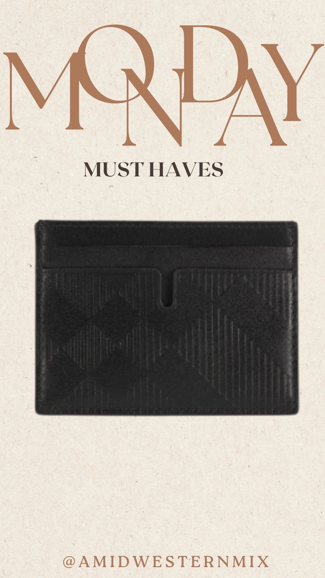 Big ticket gift idea for him! Just over $200, this Burberry wallet is subtle but so nice! 

#LTKMens #LTKGiftGuide #LTKSaleAlert