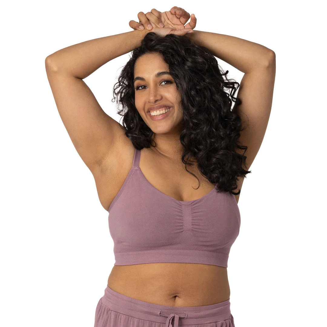 Sublime® Bamboo Hands-Free Pumping Lounge & Sleep Bra | Twilight | Kindred Bravely