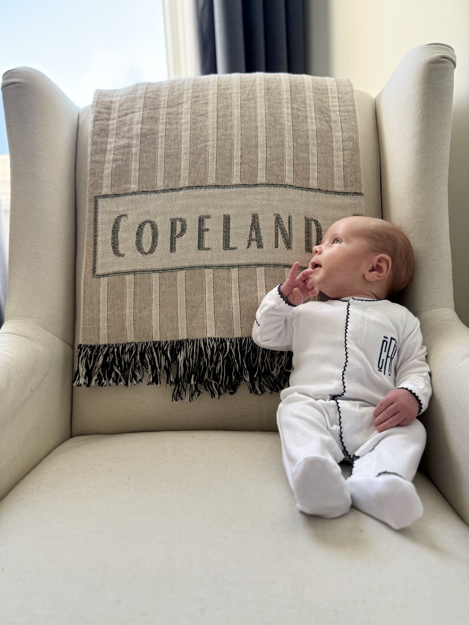 Monthly photos in this spot have begun.

One Month

#LTKBaby #LTKKids