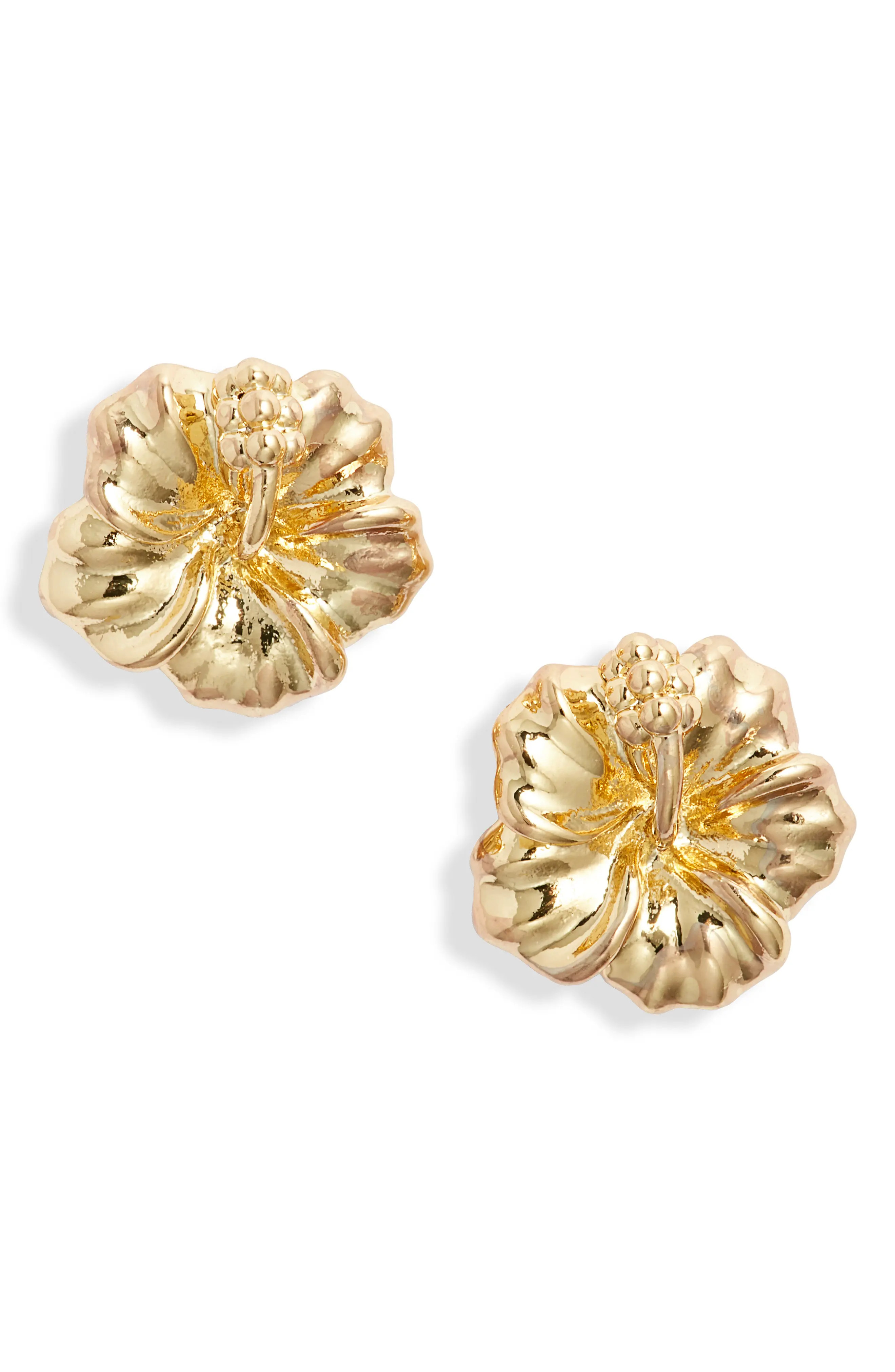 Aloha Hibiscus Stud Earrings (Women) | Nordstrom | Nordstrom