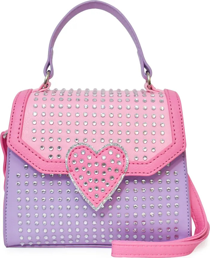 OMG Accessories Kids' Colorblock Rhinestone Crossbody Bag | Nordstrom | Nordstrom