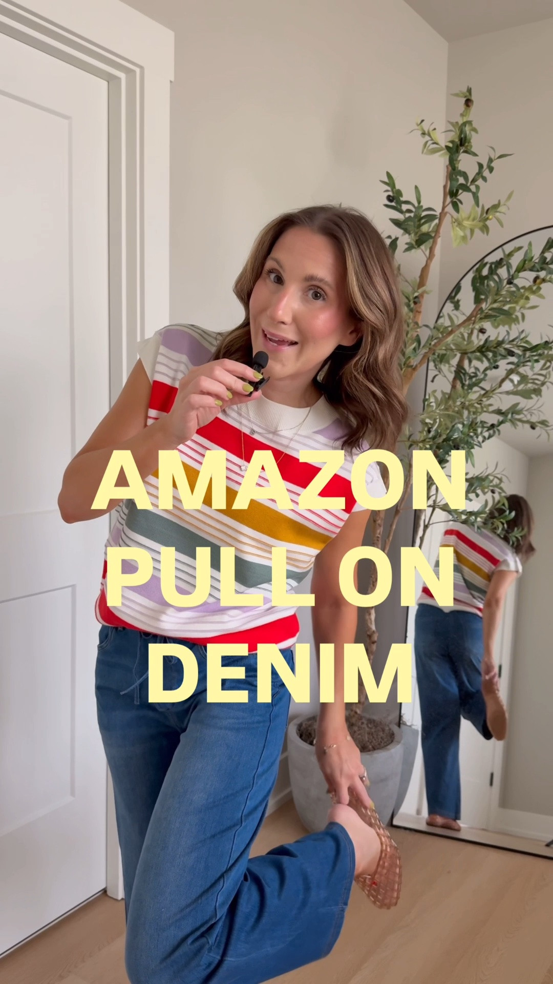 The comfiest pull on denim and they are from Amazon!