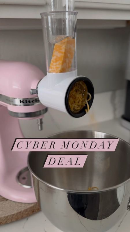 Cyber Monday Deals on Amazon 

I’ve been using this slice shredder attachment for my kitchenaid mixer as a cheese grate for months super easy to use & clean! 
Kitchenaid accessories - Amazon home - Black Friday deals - gifts for mother in law - gifts for her - gifts for home - home must haves - kitchen appliances - kitchen Gadgets 

#LTKGiftGuide #LTKCyberWeek #LTKhome