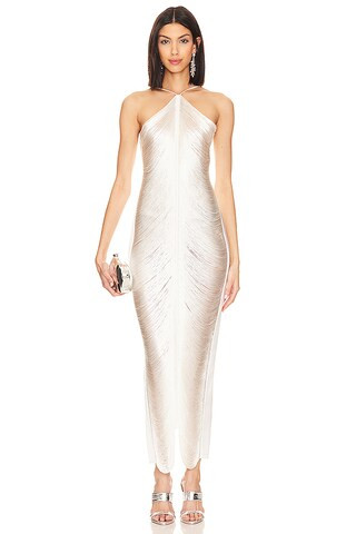 Cult Gaia Renata Gown in Off White from Revolve.com | Revolve Clothing (Global)