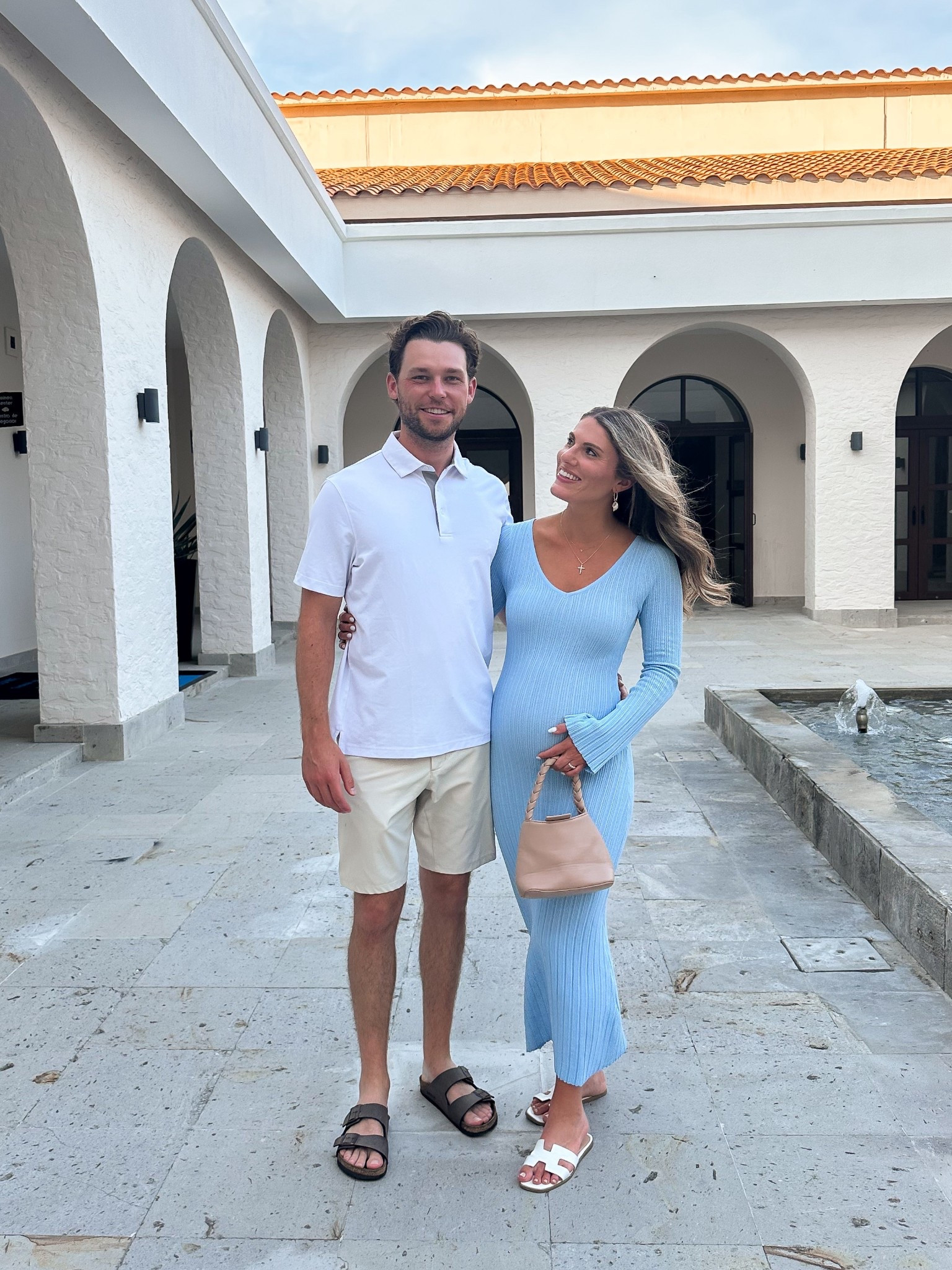 Babymoon outfit 
Maternity outfit 
This dress works for both maternity & non-maternity!  It would be a great baby boy shower dress.
Use code ALEXA1A for a discount on FashionPass 

#LTKBump #LTKTravel