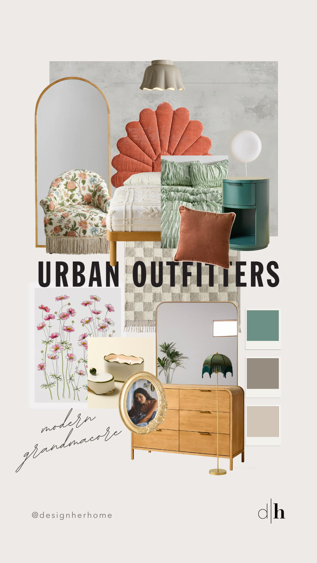 ✨ Cozy, romantic, and a little nostalgic ✨ This modern grandmacore bedroom mood board brings vintage charm into a fresh, modern space. From floral bedding, romantic tufted headboards, and antique-style bedside lamps, every piece captures the essence of grandmillennial style with a modern update.

If you’re looking for bedroom makeover ideas with vintage charm, this mood board is the perfect inspo. 🕊️🌸

Shop the look to create your own Urban Outfitters cozy, grandmacore-inspired bedroom that feels timeless yet completely on trend. 

 #LTKsale #LTKcasa #LTKstyletip