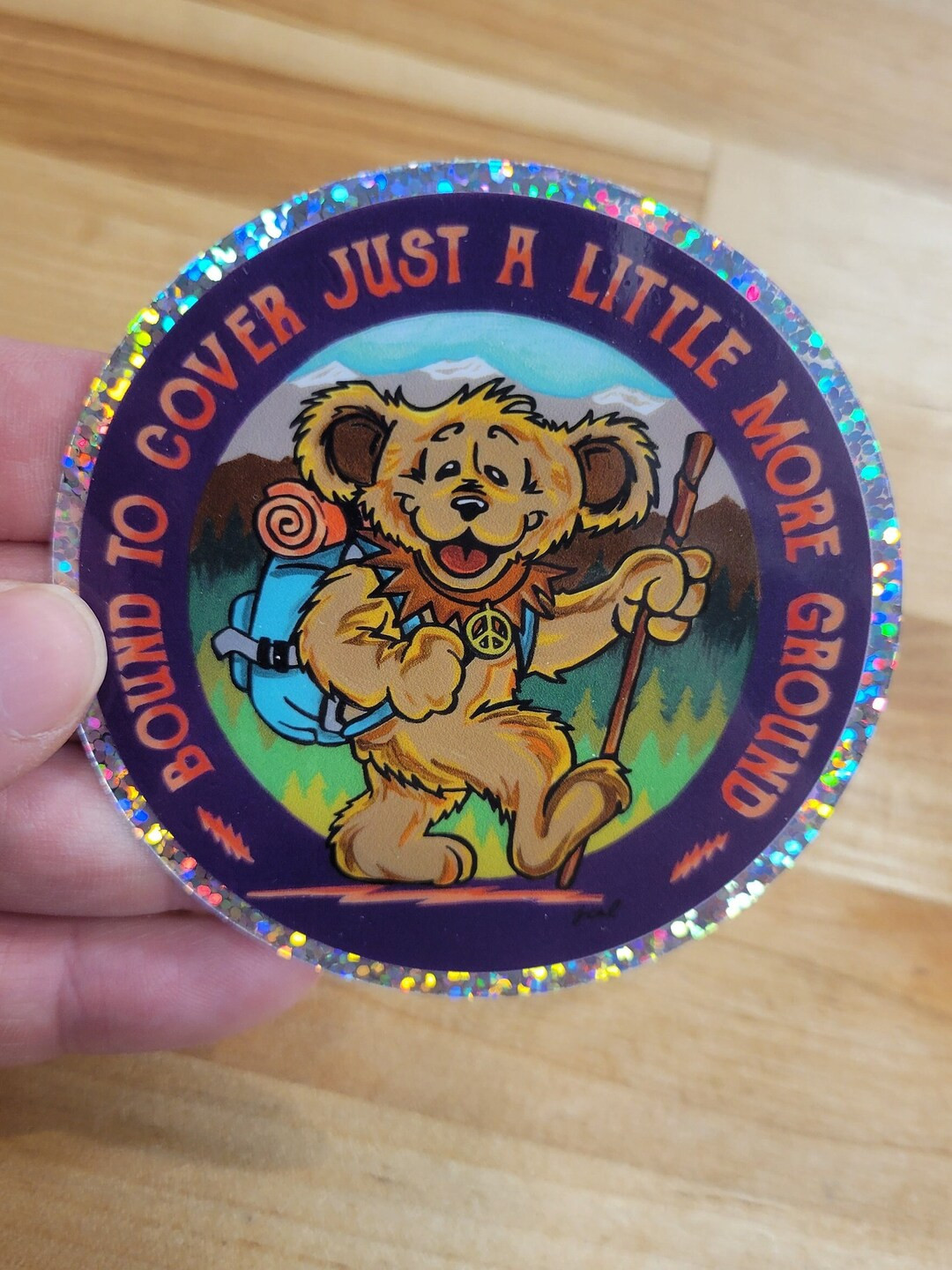 Bound to Cover Just a Little More Ground Grateful Dead Glitter Vinyl Sticker - Etsy | Etsy (US)