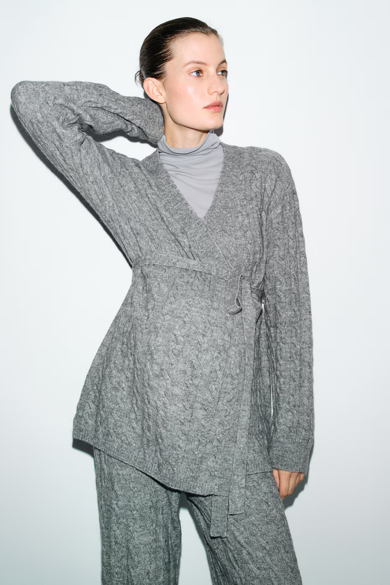 MAMA Before & After Kabelgebreid vest | H&M (DE, AT, CH, NL, FI)