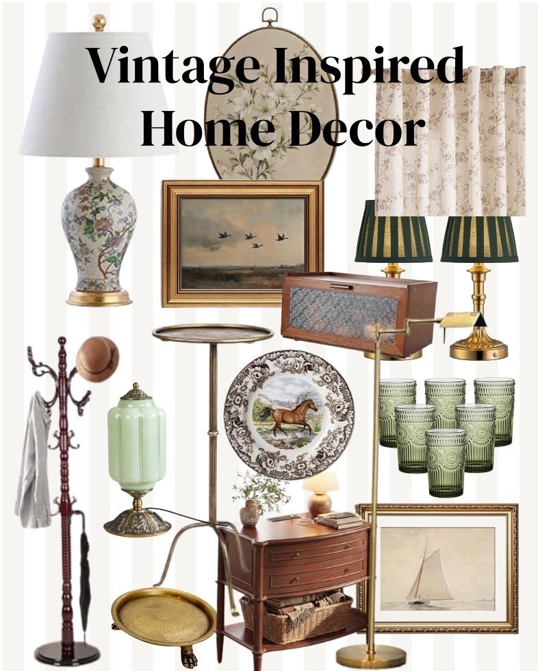 Vintage Inspired Home Decor Ideas: Timeless Pieces to Elevate Your Space

From chinoiserie table lamps and antique brass floor lamps to botanical wall art, transferware plates, and floral toile curtains — these timeless home accents bring warmth and character to any room. Perfect for cottagecore, grandmillennial, and traditional interior design lovers.
#VintageHomeDecor #GrandmillennialStyle #Cottagecore #AntiqueLamp #VintageInteriors #HomeDecorIdeas #TimelessDecor #TraditionalHome #VintageAesthetic #InteriorDesignInspiration #VintageFinds #CozyHome #ClassicDecor #HomeDecorInspo #VintageLamp​​​​​​​​​​​​​​​​ 

#LTKHome