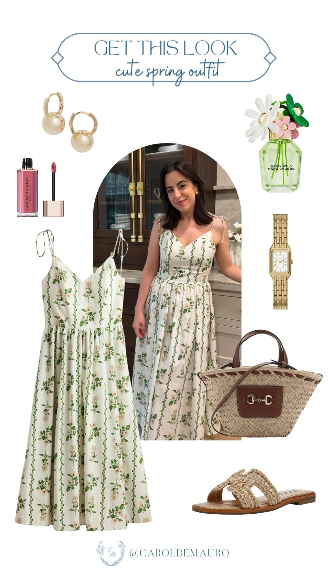I'm keeping it light and breezy today in this cute floral dress. I've linked all the details for you, from the woven accessories down to my favorite lip shade!

vacation style, dressy look, casual chic, seasonal wardrobe, spring outfit, petite fashion, old money aesthetic

#LTKSeasonal #LTKU #LTKootd