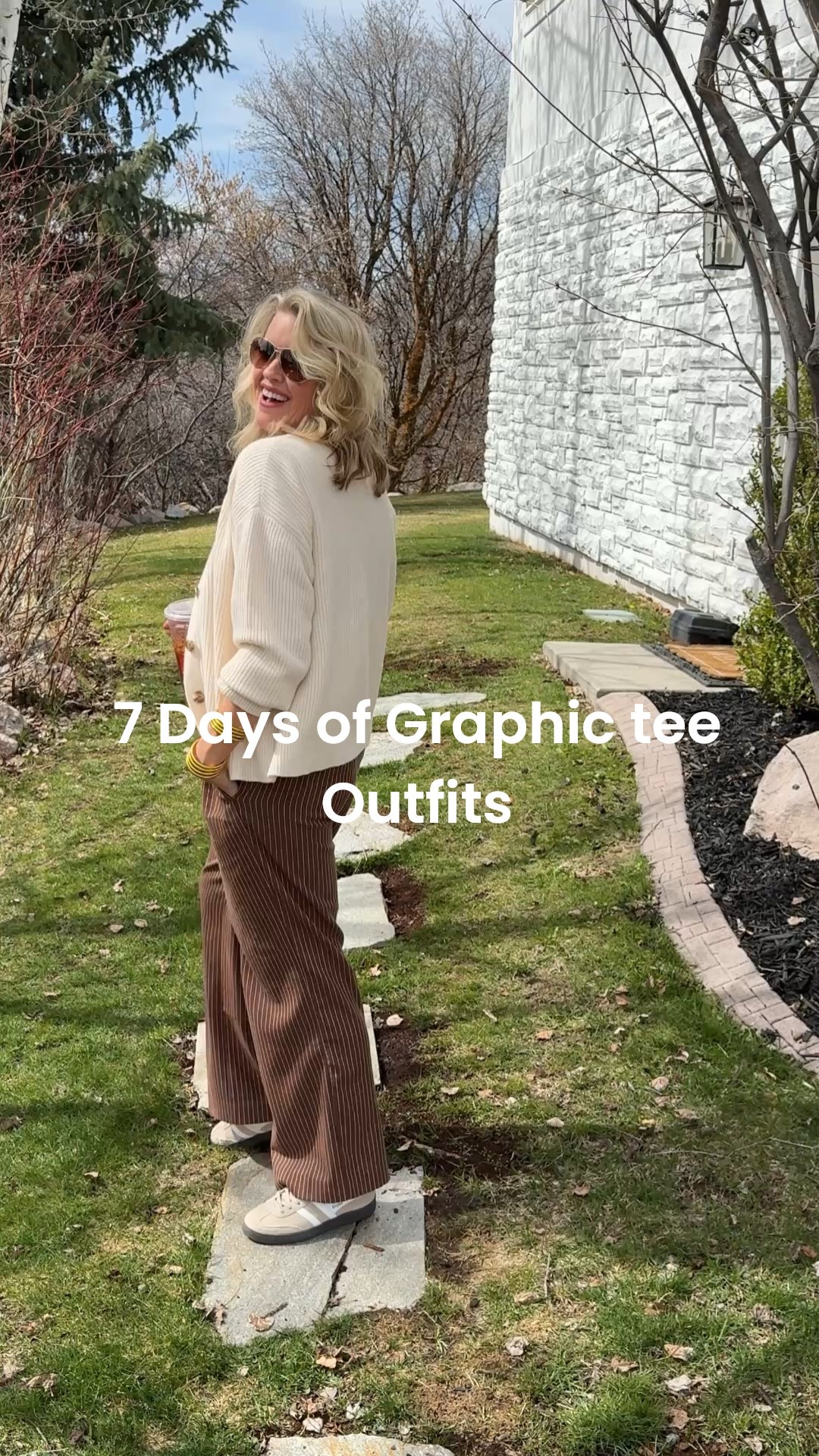 7 days of Graphic Tee outfits

Coffee date
Lunch with the girls
School meeting
Date with hubby 
Book club 
Work Meeting 
Schooling & errands 
 
* Each outfit is individually linked here on LTk for more details 
Search concert tee/graphic tee outfits, I did create a collection as well


#LTKStyleTip #LTKOver40
